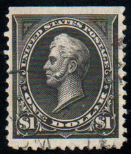 # 261A VF JUMBO, face free town cancel, bold color!