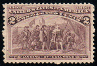 # 231v F/VF OG LH, broken hat, terrific color!