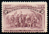 # 231v Fine+ OG LH, broken hat, rich color!