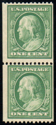 # 348 F/VF OG NH, Pair, robust color!