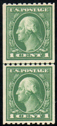 # 441 VF+ OG NH, Line Pair, nice color!