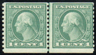 # 452 Fine+ OG NH, Line Pair, vivid color!