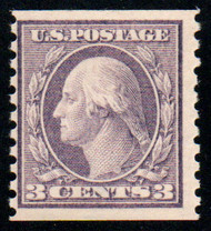 # 456 F/VF OG NH, genuine, lovely color!