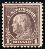 # 518 F/VF OG VLH, rich color!