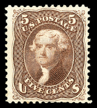 # 105 VF OG LH, w/PF (08/02) CERT, a lovely stamp with full lightly hinged gum, well centered, CHOICE!