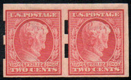 # 368v F/VF OG 1 LH/NH, Pair, Schermack Private Perfs, terrific color!