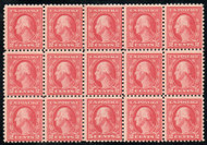 # 505 F/VF OG NH, 5c error block, nice and fresh!