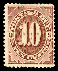 #J 12 F/VF mint NGAI, w/PSE (03/13) and PF (05/71) CERTS, only 174 sold, terrific color and complete perforations all around (seldom seen on the re-issues), tiny perf tear, Do not purchase any J8 - J14 without cortication, SUPER STAMP!