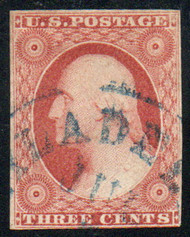 #  10A VF/XF, blue cancel, nice color!