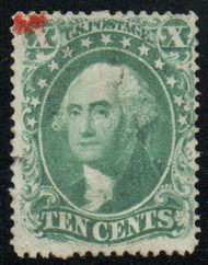 #  33 VF, red cancel, robust color!
