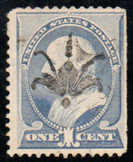 # 212 F/VF, well struck dragonfly cancel, nice color!