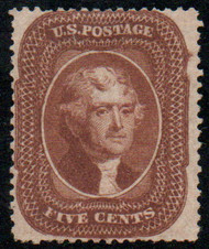 #  30 F/VF mint traces of gum, rich color!