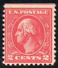 # 528B Fine+ OG NH, interesting red line on left 2, bold color!