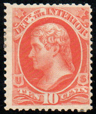 #O 19 F/VF OG H, lovely color!