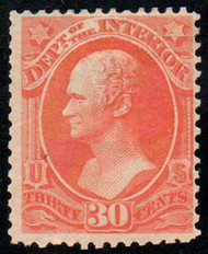 #O 23 F/VF OG Hr, terrific color!