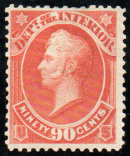 #O 24 F/VF OG H, rich color!