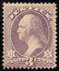 #O 27 VF OG H, beautiful color!