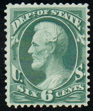 #O 60 VF/XF OG H, beautiful color, CHOICE