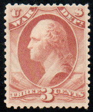 #O 85 VF OG Hr, bright color!