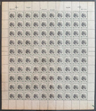 # 833 VF OG NH, $2 Harding, Sheet of 100, a very fresh stamp, no problems, Getting Hard to Find!