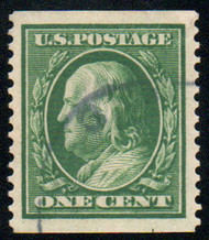 # 387 VF/XF, blue cancel, robust color, CHOICE!