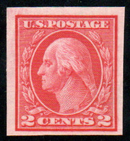 # 459 VF+ OG NH, copy from the pair it came from, terrific color!