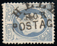 # 206 F/VF, Held for postage cancel, lovely color, RARE!