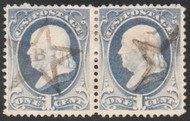 # 206 VF+, star w/ B in middle cancel, bold color!
