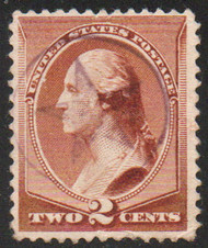 # 210 VF, blue star in circle cancel, rich color!