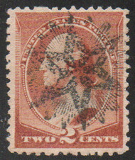 # 210 VF, fancy star cancel, nice color!