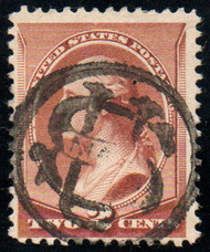 # 210 VF, US mail cancel, great color!
