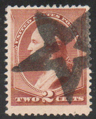 # 210 VF+, bold star cancel, vivid color!