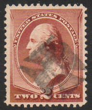 # 210 VF+, Maltese cross cancel, vivid color!