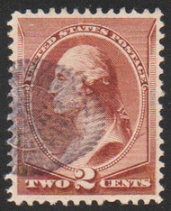 # 210 XF, blue fancy cancel, rich color!