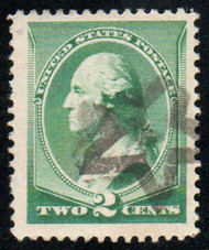 # 213 VF, bold star cancel, terrific color!
