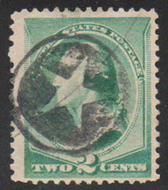 # 213 VF, negative star in circle cancel, lovely color!