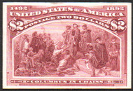 # 242 P4 VF/XF Proof on cardboard, lovely color!