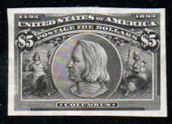 # 245 P3 SUPERB, proof on India, well centered, Choice!