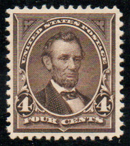 # 269 XF OG H, nicely centered for this notorious poorly centered stamp