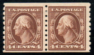 # 395 F/VF OG Hr, Pair, vivid color!