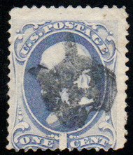 # 145 Fine, "cat head" cancel, very neat!