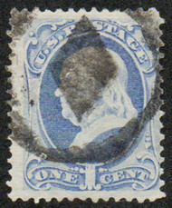 # 145 Fine+, "diamond in circle" cancel, spectacular color!