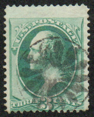 # 147 Fine, "circled floral" cancel, lovely color!