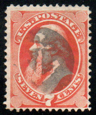 # 149 VF, hollowed "anchor" cancel, very neat!