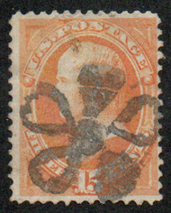 # 152 F-VF, "floral" cancel, bright color!