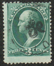 # 158 Fine+, "clover" Aurora, NY cancel, robust color!