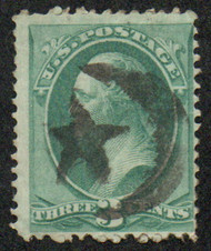 # 158 Fine+, "moon & star" cancel, pretty color!