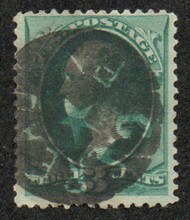 # 158 F-VF, hollowed "CSREAM w/ star" postmaster cancel, bold colors!