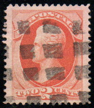 # 178 SUPERB JUMBO, "grid" cancel, vibrant color, GEM!