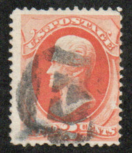 # 183 Fine+, hollowed "EV" cancel, eye popping color!